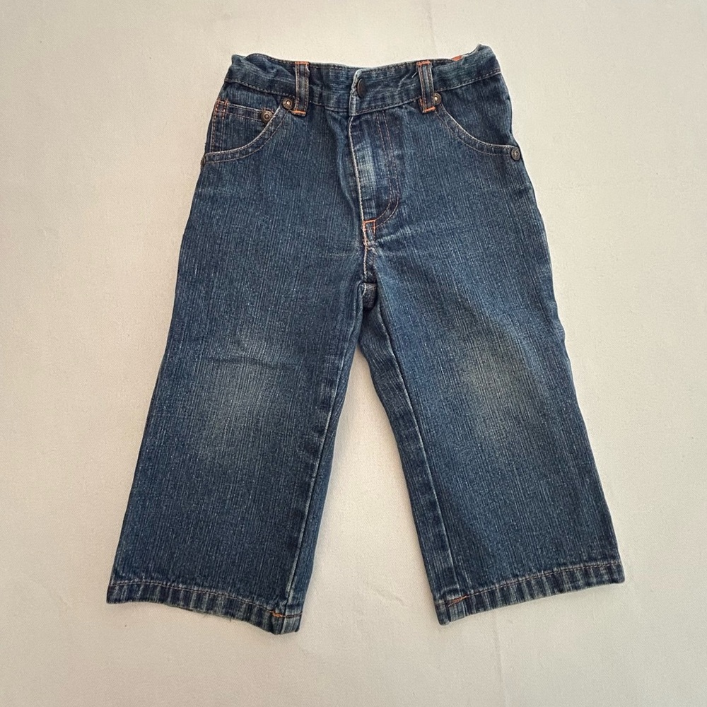 Ecko Unltd Classic Blue Denim Jeans 100% Cotton Boys 18 Months.